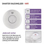 Preview: Emos Rauchmelder GoSmart TS380C-HW WiFi 2x AA P56500S