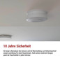 Preview: Emos Rauchmelder TSS910B 9V flach 10 Jahre P56503X