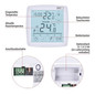 Preview: Emos Raumthermostat OpenTherm programmierbar verkabelt 7-30°C P56A02