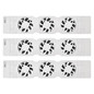 Preview: Emos Heizkörperventilator TRIO 3 Lüfter 36m³/h Weiß P56PR3