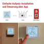 Preview: Emos Raumthermostat GoSmart WiFi programmierbar verkabelt 7-30°C P56S01