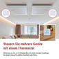 Preview: Emos Raumthermostat GoSmart WiFi programmierbar kabellos 7-30°C P56S11