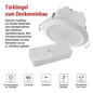 Preview: Emos Funkklingel kabellos und verkabelt 180m bis 8 Tasten P57103
