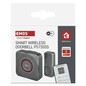 Preview: Emos Funkklingel GoSmart WiFi Schwarz/Silber 150m bis 8 Tasten P5735SS