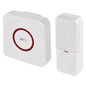 Preview: Emos Funkklingel GoSmart WiFi Weiß/Silber 150m bis 8 Tasten P5735WS