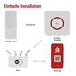 Preview: Emos Funkklingel GoSmart WiFi Weiß/Silber 150m bis 8 Tasten P5735WS