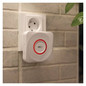 Preview: Emos Funkklingel GoSmart WiFi Weiß/Silber 150m bis 8 Tasten P5735WS