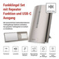 Preview: Emos Funkklingel netzbetrieben Signalverstärker USB-C PD20W 180m P5760N