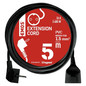 Preview: Emos Anschlussleitung 5m Schwarz PVC PC0125R