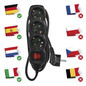 Preview: Emos Steckdosenleiste 3-fach mit Schalter 1,5m Schwarz PVC PC1321R