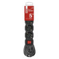 Preview: Emos Steckdosenleiste 4-fach mit Schalter 5m Schwarz PVC PC1425R