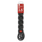 Preview: Emos Steckdosenleiste 5-fach mit Schalter 1,5m Schwarz PVC PC1521R