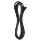 Preview: Emos Anschlussleitung Gummi/Neopren 2x1mm² 3m H05RN Schwarz S03030N