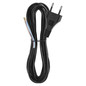Preview: Emos Anschlussleitung PVC 2x0,75mm² 3m Schwarz S19273