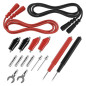 Preview: Emos Messleitungen mit Wechselspitzen 1A 30V/60V Rot Schwarz S4001R