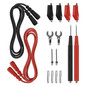 Preview: Emos Messleitungen mit Wechselspitzen 1A 30V/60V Rot Schwarz S4001R