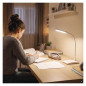 Preview: Emos LED Schreibtischleuchte 6W CCT warm-/neutral-/tageslichtweiss 3000K/4500K/6800K Weiß 17x10,5cm Z7599W