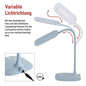 Preview: Emos LED Schreibtischleuchte 6,5W neutralweiss 4000K Blau 16x55cm Z7602BL