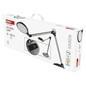 Preview: Emos LED Schreibtischleuchte 9,2W CCT warm-/neutral-/tageslichtweiss 3000K/4000K/6500K Dunkelgrau Aluminium 20x55cm Z7615