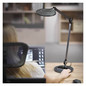 Preview: Emos LED Schreibtischleuchte 9,2W CCT warm-/neutral-/tageslichtweiss 3000K/4000K/6500K Dunkelgrau Aluminium 20x55cm Z7615