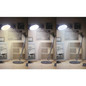 Preview: Emos LED Schreibtischleuchte 9,2W CCT warm-/neutral-/tageslichtweiss 3000K/4000K/6500K Dunkelgrau Aluminium 20x55cm Z7615