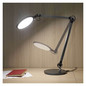 Preview: Emos LED Schreibtischleuchte 9,2W CCT warm-/neutral-/tageslichtweiss 3000K/4000K/6500K Dunkelgrau Aluminium 20x55cm Z7615