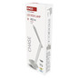 Preview: Emos LED Schreibtischleuchte 7,2W CCT warm-/neutral-/tageslichtweiss 2700K/4000K/6500K Weiß 37x34cm Z7619W