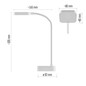 Preview: Emos LED Schreibtischleuchte 2W neutralweiss 5000K Akku Weiß Z7627