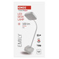 Preview: Emos LED Schreibtischleuchte 2W neutralweiss 5000K Akku Weiß Z7627