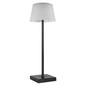 Preview: Emos LED Schreibtischleuchte 4W CCT warm-/neutralweiss 3000K/4000K/5000K Akku IP44 Schwarz 33x13cm Z7630B