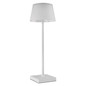 Preview: Emos LED Schreibtischleuchte 4W CCT warm-/neutralweiss 3000K/4000K/5000K Akku IP44 Weiß 33x13cm Z7630W