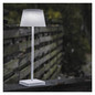 Preview: Emos LED Schreibtischleuchte 4W CCT warm-/neutralweiss 3000K/4000K/5000K Akku IP44 Weiß 33x13cm Z7630W