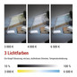 Preview: Emos LED Schreibtischleuchte 6W CCT warm-/tageslichtweiss 3000K/6500K Akku Weiß 25x24cm Z7631