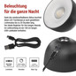 Preview: Emos LED Schreibtischleuchte 4,2W neutralweiss 4000K Akku Schwarz 40x11cm Z7635B