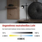 Preview: Emos LED Schreibtischleuchte 4,2W neutralweiss 4000K Akku Schwarz 40x11cm Z7635B