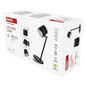 Preview: Emos LED Schreibtischleuchte 6W CCT warm-/neutral-/tageslichtweiss 3000K/4000K/6500K Akku Schwarz Aluminium 25x10cm Z7636B