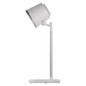 Preview: Emos LED Schreibtischleuchte 6W CCT warm-/neutral-/tageslichtweiss 3000K/4000K/6500K Akku Weiß Aluminium 25x10cm Z7636W