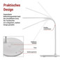 Preview: Emos LED Schreibtischleuchte 5,5W CCT warm-/neutral-/tageslichtweiss 3000K/4000K/5700K Weiß 30cm Z7637W