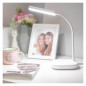 Preview: Emos LED Schreibtischleuchte 12W CCT warm-/neutral-/tageslichtweiss 3000K/4000K/6500K Weiß 30cm Z7638W