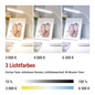 Preview: Emos LED Schreibtischleuchte 12W CCT warm-/neutral-/tageslichtweiss 3000K/4000K/6500K Weiß 30cm Z7638W