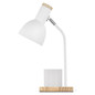 Preview: Emos LED Schreibtischleuchte 25W Weiß 15x15cm Z7640W