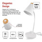 Preview: Emos LED Schreibtischleuchte 4,5W neutralweiss 4000K Weiß 13x13cm Z7641W
