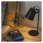 Preview: Emos LED Schreibtischleuchte 25W Schwarz 15x15cm Z7642B