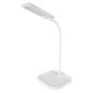 Preview: Emos LED Schreibtischleuchte 9,2W CCT warm-/tageslichtweiss 3000K/6000K dimmbar Weiß 15,5x15,5cm Z7644W