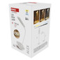 Preview: Emos LED Schreibtischleuchte 9,2W CCT warm-/tageslichtweiss 3000K/6000K dimmbar Weiß 15,5x15,5cm Z7644W