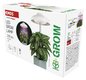 Preview: Emos LED Pflanzenleuchte 5W neutralweiss 3500K Weiß 11x11cm Z7901