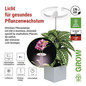 Preview: Emos LED Pflanzenleuchte 8W warmweiss 3100K dimmbar Weiß 12x12cm Z7902