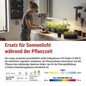 Preview: Emos LED Pflanzenleuchte 15W neutralweiss 3900K Weiß 54x18cm Z7903