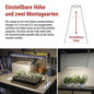 Preview: Emos LED Pflanzenleuchte 15W neutralweiss 3900K Weiß 54x18cm Z7903