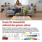 Preview: Emos LED Pflanzenleuchte 7W warmweiss 3200K dimmbar Weiß 32x13cm Z7904